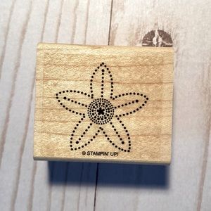 5/20$ RUBBER STAMP flower